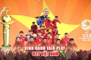 HLV Park Hang- seo, U-23 VN được ‘Vinh danh Fair Play’