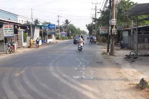 Hiện trường vụ tai nạn giao thông