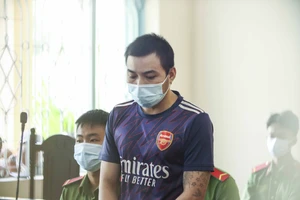 Bị cáo Nguyễn Thanh Ninh tại toà