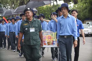 122 hài cốt liệt sĩ, quân tình nguyện và chuyên gia tại Campuchia về với đất mẹ Việt Nam