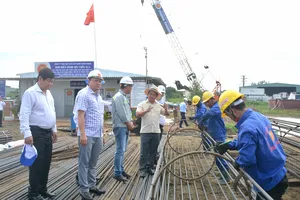 Bí thư Tỉnh ủy – Nguyễn Văn Được kiểm tra tiến độ công trình trọng điểm