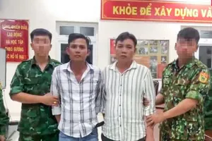 Biên phòng Long An bắt giữ hai bị can trốn truy nã