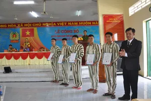 Long An: 860 phạm nhân được giảm thời gian chấp hành án phạt tù dịp lễ 30-4