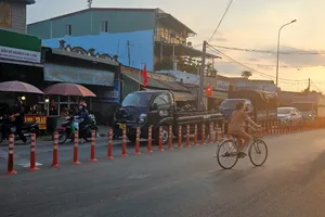 Long An: Khắc phục xong điểm đen Ngã tư Hựu Thạnh, đảm bảo ATGT dịp lễ 30-4 và 1-5