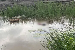 Phát hiện thi thể người đàn ông dưới mương nước ở Long An