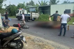 2 xe máy tông trực diện, Hai người đàn ông ở Long An tử vong tại chỗ