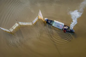 Nhiếp ảnh gia đua nhau về Long An săn ảnh nghệ thuật mùa nước nổi 