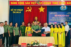 Công an Long An chính thức tiếp nhận công tác lý lịch tư pháp