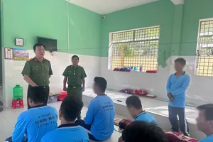 Giám đốc Công an tỉnh Long An kiểm tra công tác tiếp nhận Cơ sở cai nghiện ma túy