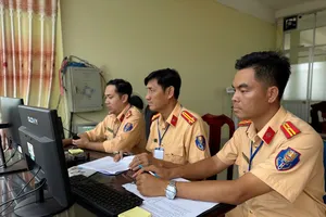 Công an Long An lần đầu tổ chức thi sát hạch GPLX ô tô