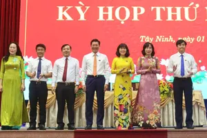 HĐND tỉnh Tây Ninh kỳ họp đầu tiên công bố nhân sự chủ chốt