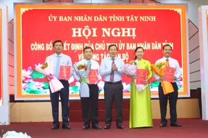 Tỉnh Tây Ninh bổ nhiệm 107 cán bộ lãnh đạo các sở, ngành