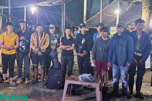 Phát hiện 13 người nhập cảnh trái phép qua biên giới Tây Ninh trong đêm