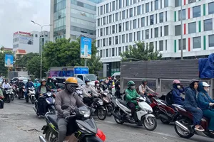Vận tốc trung bình giờ cao điểm khu vực trung tâm TP.HCM chỉ 35 km/h