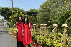 TP.HCM: Nhiều công viên trang trí độc lạ, du khách thích check in