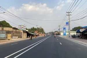 Diện mạo mới của Tỉnh lộ 8, Củ Chi sau khi được sửa chữa, nâng cấp