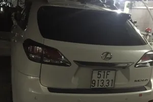 Xe siêu sang bị phát hiện dùng biển số giả