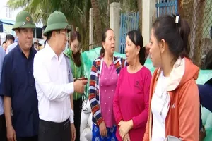 Phó Thủ tướng Trịnh Đình Dũng kiểm tra chống bão ở Bình Định