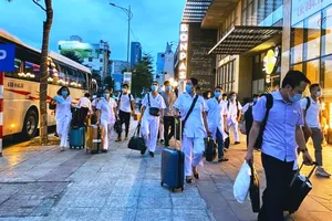 Đoàn y bác sĩ Hải Phòng đã đến Đà Nẵng giúp chống dịch