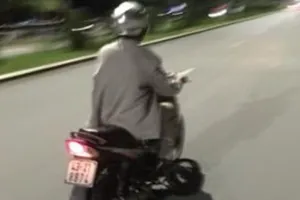 Nữ du khách Nhật đạp xe trên đường phố Đà Nẵng thì bị sàm sỡ