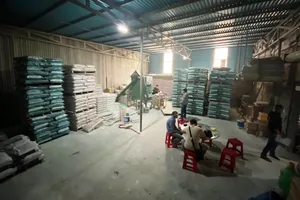 Đà Nẵng: Nhập dây chuyền, máy móc để sản xuất bột trét giả