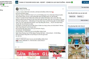 Giả nhân viên công ty du lịch lừa bán vé máy bay, tour du lịch