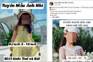 Muốn con làm người mẫu nhí, bị lừa hơn 320 triệu đồng