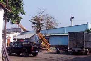 Dự án Topaz Home bị đình chỉ thi công vì sập cần cẩu