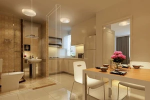 Hóa giải phong thuỷ phòng vệ sinh nhiễm bẩn sang khu bếp