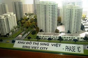 Tháng 9 bàn giao mặt bằng Khu tái định cư Sing Việt 