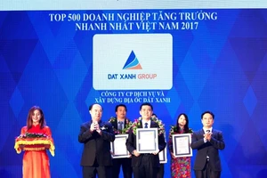 Đất Xanh vào top 150 DN tăng trưởng nhanh nhất Việt Nam