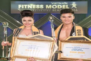2 quán quân cuộc thi 'Người mẫu thể hình Việt Nam'