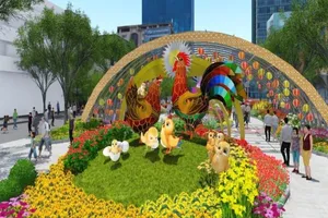 Đường hoa Nguyễn Huệ và lễ hội tết Đinh Dậu 2017