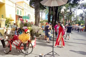 Đón Tết ở đường sách TP.HCM