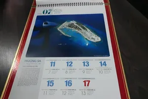 Bộ lịch độc đáo về Trường Sa thân thương của Việt Nam
