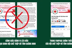 Fanpage giả mạo kêu gọi quyên góp từ thiện cho người bị ảnh hưởng Bão số 3