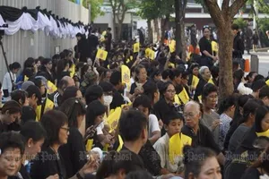 Chiều nay, di hài Quốc vương Thái Lan sẽ về hoàng cung