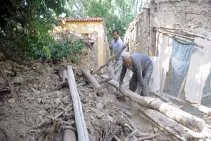 Tân Cương: Động đất 6,2 độ Richter, tâm chấn nông 6 km