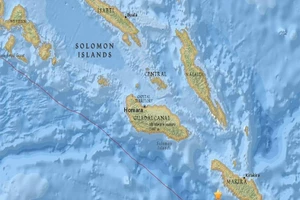 Động đất kép đến 7,8 độ Richter ở Thái Bình Dương