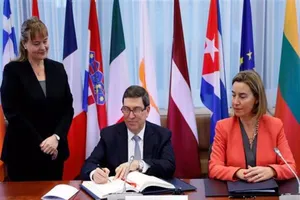 Cuba - EU ký thỏa thuận hợp tác lịch sử 