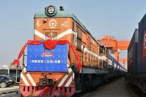 Trung Quốc khởi hành chuyến tàu lửa đầu tiên tới Anh