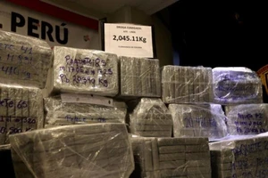2 tấn cocaine bị bắt giữ ở Peru