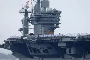 Siêu tàu sân bay Mỹ tập trận lớn ở vịnh Bengan