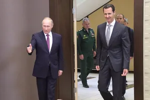 Ông Putin tiếp ông Assad, điện đàm ông Trump về Syria