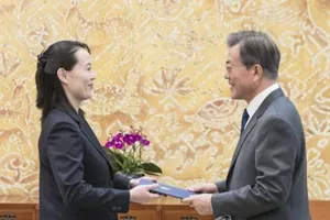 Em gái ông Kim và phái đoàn cấp cao Triều Tiên về nước