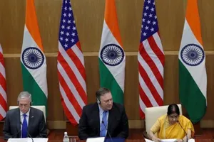 Hai ông Mattis, Pompeo qua Ấn Độ ký thỏa thuận quân sự