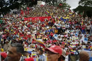 Người dân Venezuela biểu tình phản đối trừng phạt của Mỹ