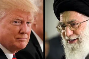Tổng thống Mỹ Donald Trump (trái) và lãnh tụ tối cao Iran Ali Khamenei. Ảnh: AL JAZEERA