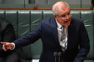 Thủ tướng Úc Scott Morrison khẳng định không sợ sự dọa dẫm, ép buộc của Trung Quốc. Ảnh: AAP/DPA