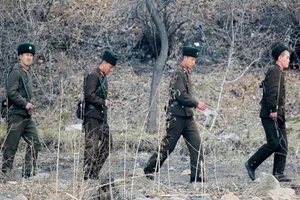 Binh sĩ Triều Tiên. Ảnh: AFP